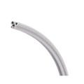 HP Tubing, 4 Hole, Straight Gray; Roll of 100ft