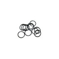 O-Ring, Buna-n, .801 I.D. X .070 Width, -019; Pkg of 12