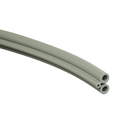 FC Tubing, 3 Hole, Poly Gray; Roll of 100ft