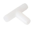 5/8" x 5/8" x 1/2" Barb Tee, Plastic