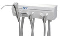 Alternative Arm Mounted Manual Control, 1 Wet & 1 Dry w/Tray & White Flex Arm