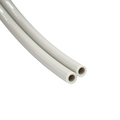 FC Tubing, 2 Hole, Poly Sterling; Roll of 100ft