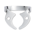 Coltene, HySolate Gloss Finish Wingless Clamp #W7 - Flat Jawed, General Purpose, Lower Molar, 1 pc, H02765