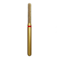Coltene, Alpen Multi-Use Multilayer Diamond Instruments, FG, Fine, Red, Round End Cylinder, 5/Pack, 60032605