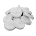 Buffalo Dental, 7/8" Diameter, Pkg. of 12 Miniature Muslin Buffs, 16 Ply, 07800