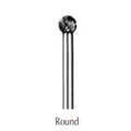 Buffalo Dental, Round, 3/16" Head Dual Cut Regular HP Carbide Bur, 1/8" Shank, 18085