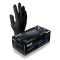 Bold Black Nitrile PF Gloves, 100/Box, XX-Large