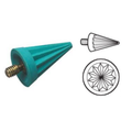 AllPro, Allpro Prophy Cup Screw Type Pointed Polisher Soft Green Unscented, 1000/Pack, 108-SG-1000