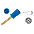 AllPro, Allpro Prophy Cup Latch Mandrel Ribbed & Webbed Soft Royal Blue Unscented, 1000/Pack, 402-B-1000
