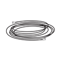 Accutron, 100 FT Black Cable With Data Coupler, 23148