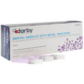 Dental Needles with Bevel Indicator, Plastic Hub, 30 Ga Extra-Short, 100/Box