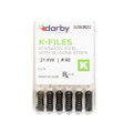 K-Type Files, 21mm, #80, 6/Pkg
