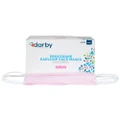 Fluid-Resistant Earloop Masks, ASTM Level 1, 50/Box, Pink