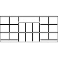 Pocket X-Ray Mounts, Clear Pocket, 12H-6V, 100/Pkg