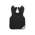 Adult Style 24 X-Ray Aprons, 0.3 mm Vinyl, w/ collar, 23.5" x 27.5", Black