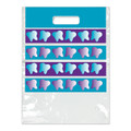 Plastic Bags Small Purple/Blue Tooth 100/Box