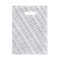Plastic Bags Purple/Black Thank You - Script 100/Box