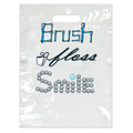 Plastic Bags Large Brush/Floss Smile 100/Box
