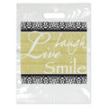 Plastic Bags Large Two Color Fancy Laugh 100/Box
