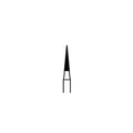 Robot Carbide CTF-FG Finishing Burs, FG, 3/Pack, 8 Blade, # 134, 1.4 mm Diameter, 6.0 mm Length