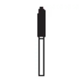 Microcopy, NeoDiamond Diamond Bur Friction Grip Coarse Round End Taper GP9.023C,  10/Pack, ND10-GP9.023C