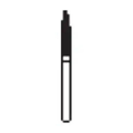 Microcopy, NeoDiamond Diamond Bur Friction Grip Medium 1512.8M, 25/Pack, ND15128M