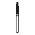 Microcopy, NeoDiamond Diamond Bur Friction Grip Short Shank Medium 1716.6MS, 25/Pack, ND17166MS