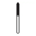 Microcopy, NeoDiamond Diamond Bur Friction Grip Fine 1800.8F, 25/Pack, ND18008F