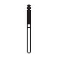 Microcopy, NeoDiamond Diamond Bur Friction Grip Coarse Tapered Cylinder 2218C, 25/Pack, ND2218C
