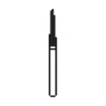 Microcopy, NeoDiamond Diamond Bur Friction Grip Very Fine Pointed Cone 3314.8VF, 25/Pack, ND33148VF