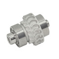 Sable Industries, J. MORITA Twinpower 4-Hex & 45 Head Push Button Type Ceramic Turbine, 1000196