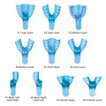 Mark3, Disposable Impression Trays Blue #4 Lower Medium 12/Pack, 100-1004BL