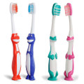 Mark3, Toothbrush Stage 2 Kid's Extra Soft Dinosaur Suction Cup 72/Box, 100-8890