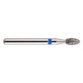 Mark3, Blue Streak Diamond Burs Egg 379.018 Medium Blue 5/Pack, 100-D-379-018M