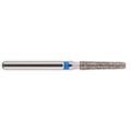Mark3, Blue Streak Diamond Burs Round Edge Taper Short 845.026 Medium Blue 5/Pack, 100-D-845KRS-026M