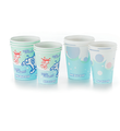 Paper Cups Poly Coated, 4oz, 1000/Case, Healthy Teeth