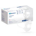 Medicom SafeMask Vision Procedure Earloop Face Mask, White, Level 3, 50/Box