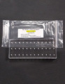 Clear Plexiglass 36 Hole Bur Blocks, Latch Style