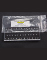 Clear Plexiglass 50 Hole Bur Blocks, Latch Style