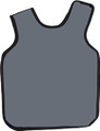 Dual Apron (Approx. 22 1/2" x 26 1/2"), .5mm Lead, Taupe