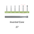 Carbide Burs. RA-37 Inverted Cone. 10 pcs.
