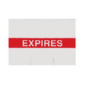 HuFriedy, Red Expires Label, 10Box/Case, REL-010