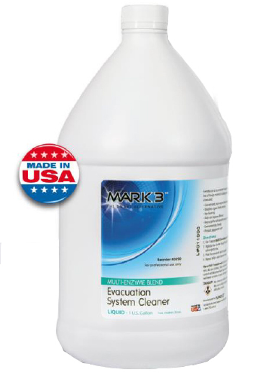 MARK3 Evacuation System Cleaner Liquid 1 Gallon. Concentrated multienzyme The Dental Market