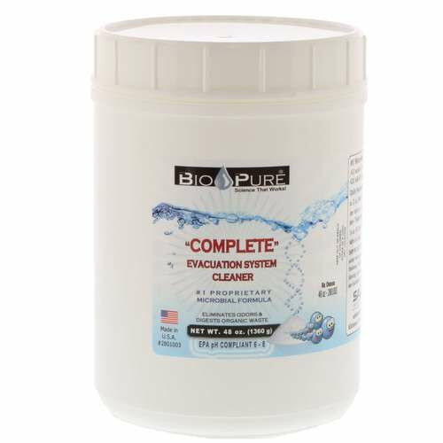 BioPure Evacuation System Maintenance Cleaner, Powder, 48 oz., 4 Ops