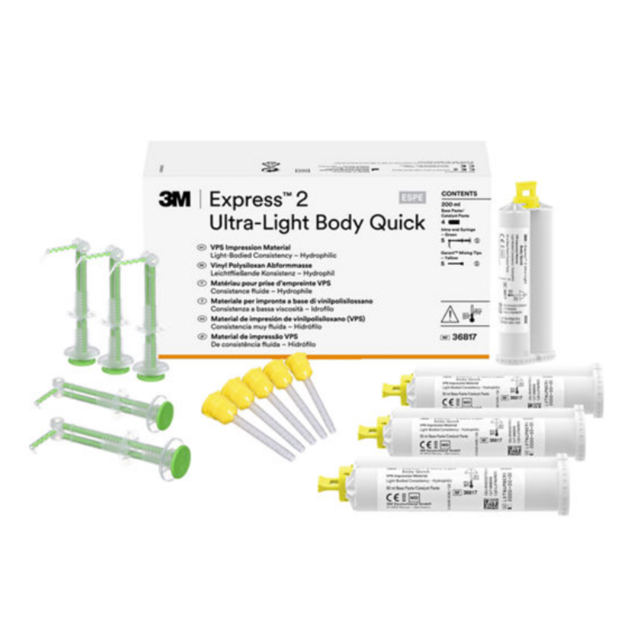 Express Light Body Fast Set 3M™ Express™ 2 Ultra-Light Body Quick VPS Impression Material Refill ...