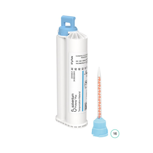 Solventum Protemp Plus Temporization Material, 46958, A3, 67 g Paste, Mixing Tips – Blue