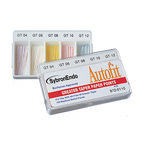Autofit GT Paper Point .04-.12 Assorted 100/Pk