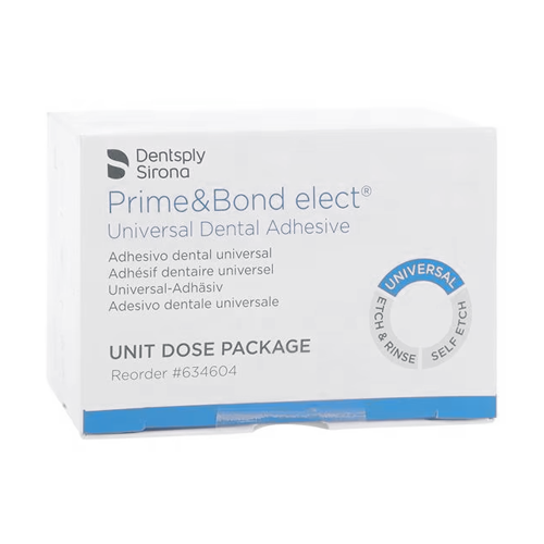 Prime & Bond Elect Universal Dental Adhesive Unit Dose Package 50/Pk Prime & Bond Elect Universal Dental Adhesive Unit Dose Package 50/Pk