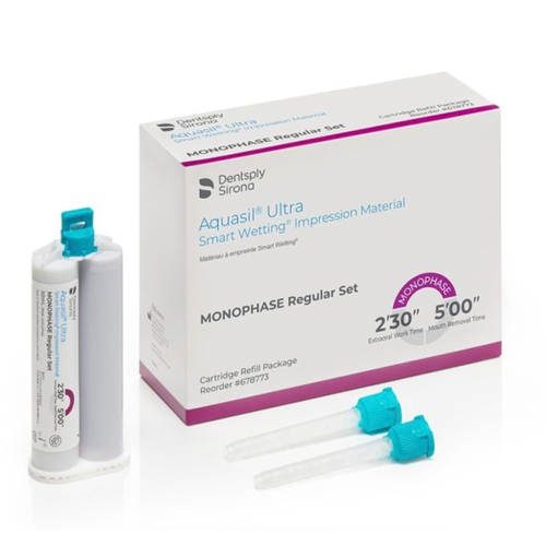 Aquasil Ultra Mono Regular Set with Tips, 50mL, 4/Pack