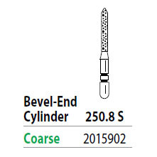 Two Striper Diamond 250.8S Cylind Bevel Coarse SS  5/Pk
